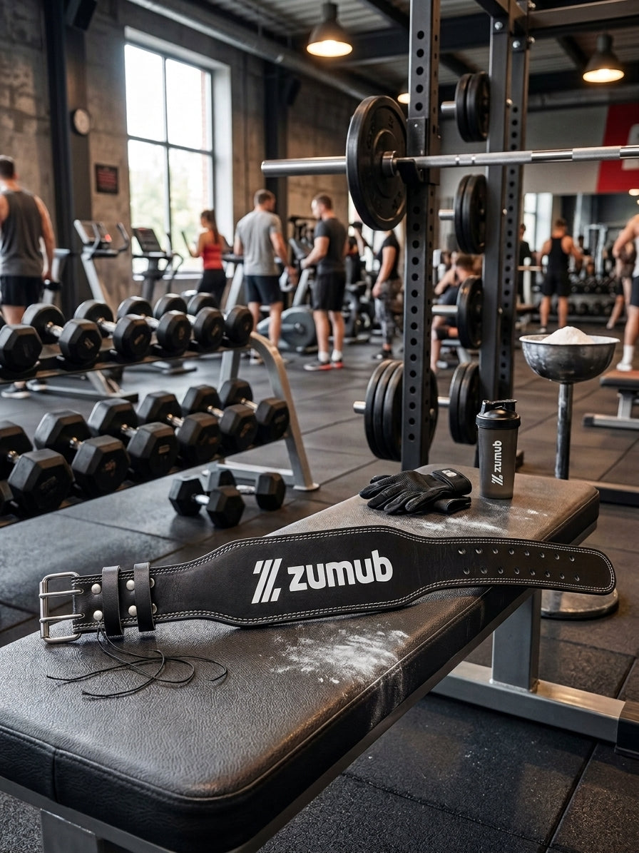 Cinturón de Entrenamiento de Cuero Lumbar – Zumub