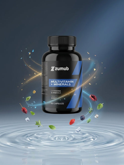 Multivitamínico + Minerales Zumub – Refuerzo Inmunológico (100 Cápsulas) - Berja Nutrition