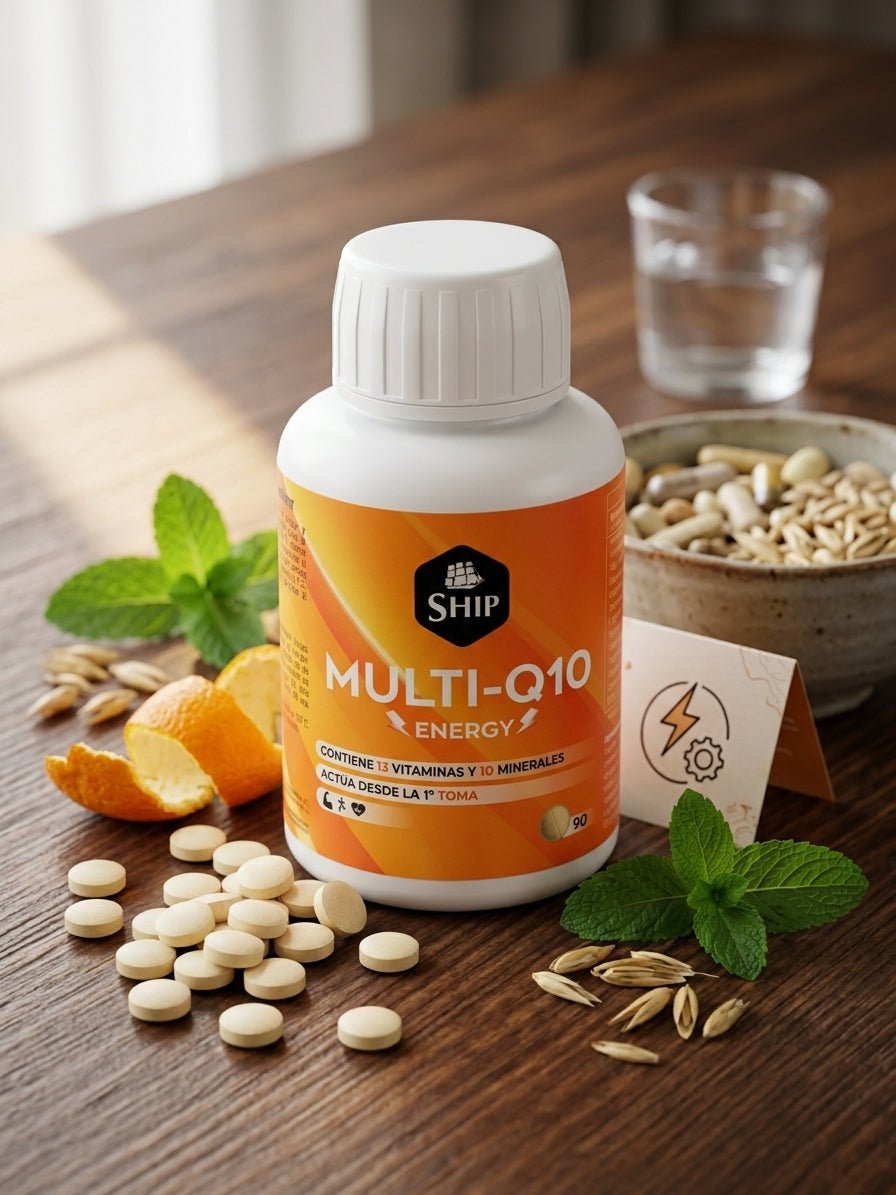 Multivitamínico y mineral SHIP Multi-Q10 Energy - Berja Nutrition