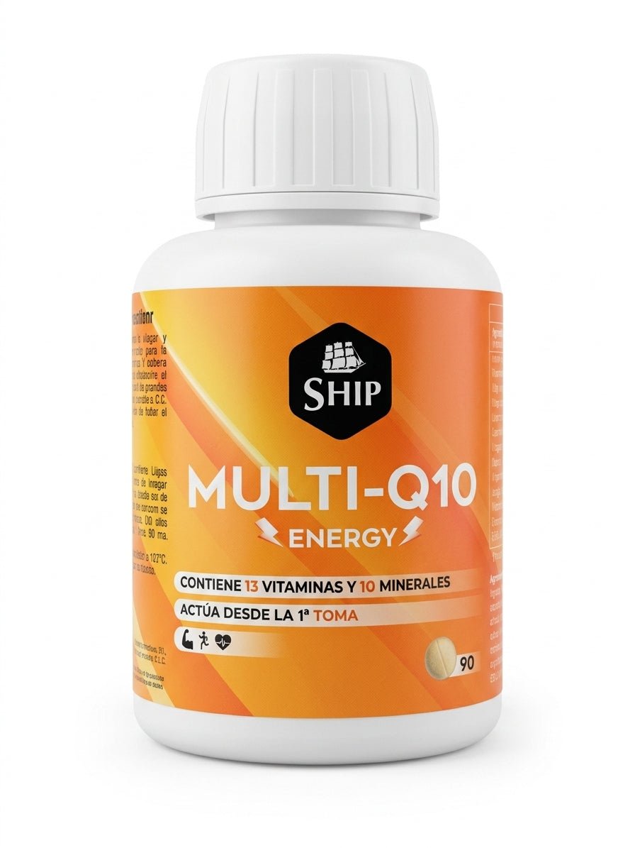 Multivitamínico y mineral SHIP Multi-Q10 Energy - Berja Nutrition
