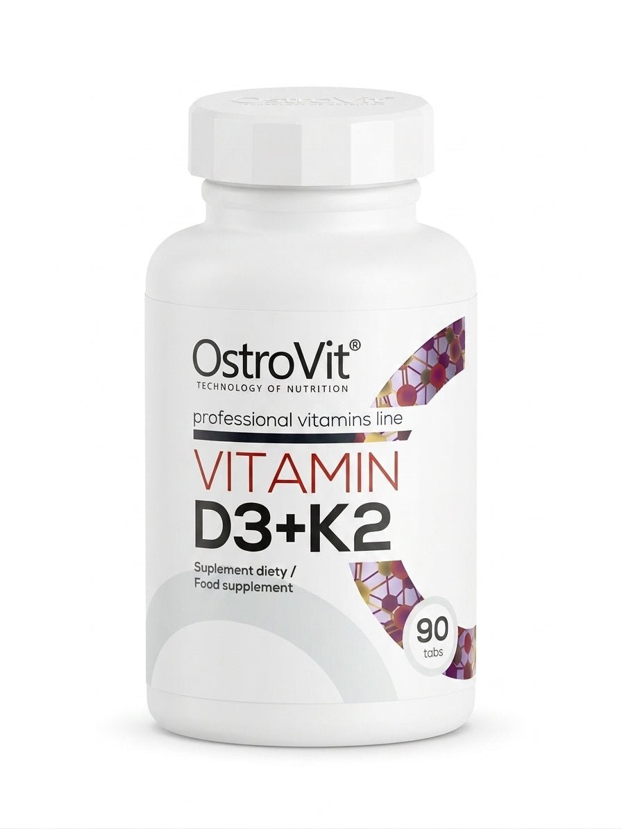 OstroVit Vitamina D3+K2 (90 Comprimidos) – Línea Profesional de Vitaminas - Berja Nutrition