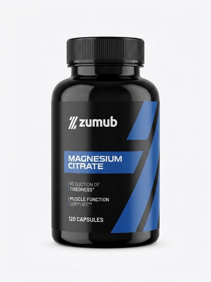 ZUMUB Magnesium Citrate – Suplemento de Magnesio en Cápsulas - Berja Nutrition